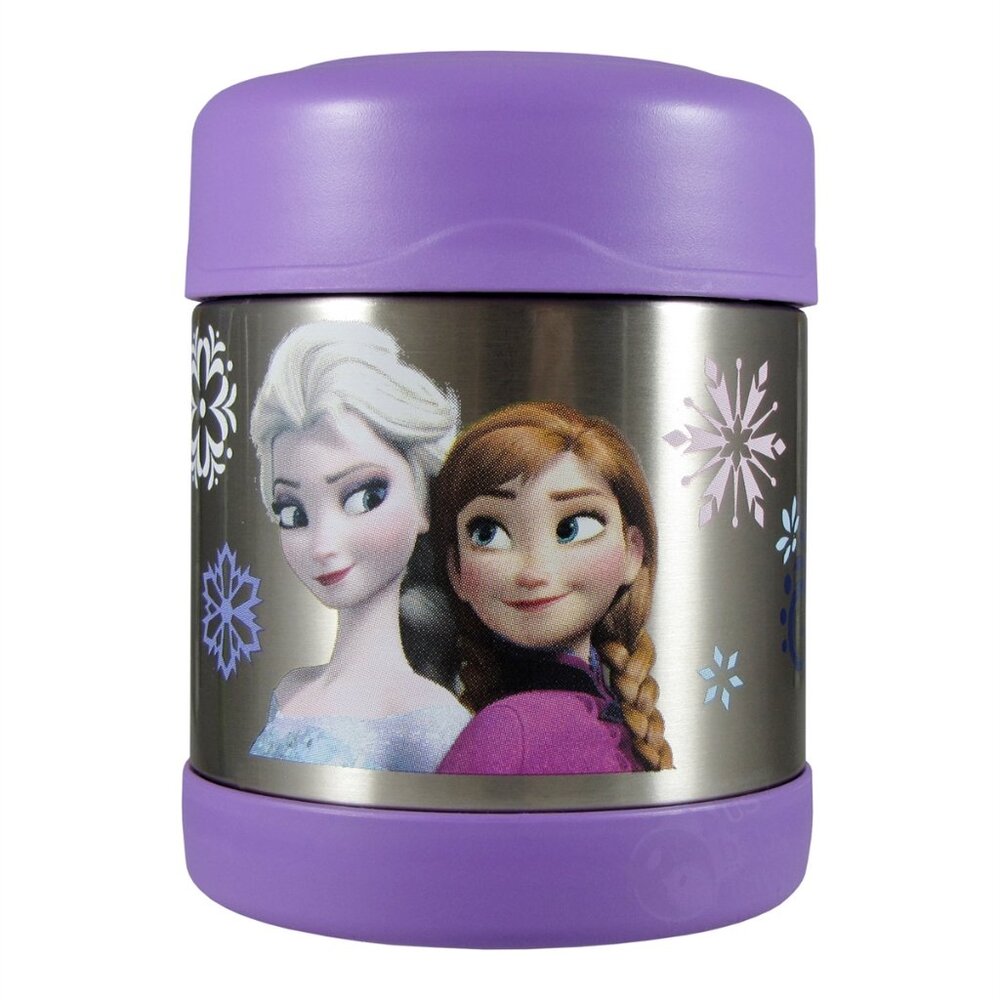 Thermos Disney Frozen Elsa & Anna Stainless Steel Funtainer, 10 oz, Purple